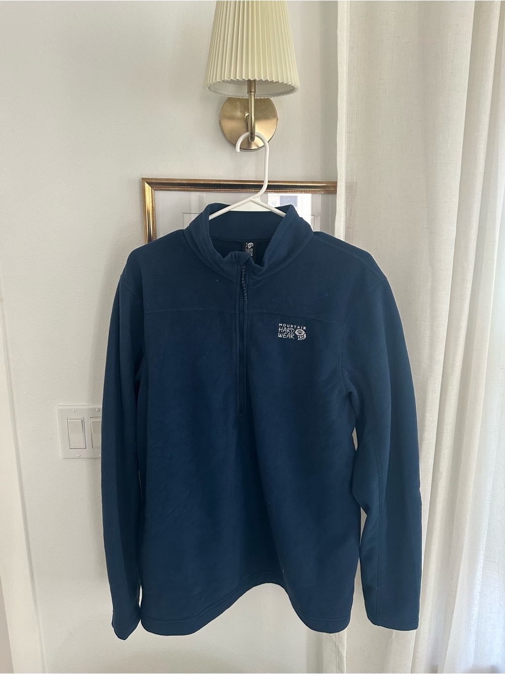 Mountain Hardwear Men’s Dark Blue Half-Zip Fleece
